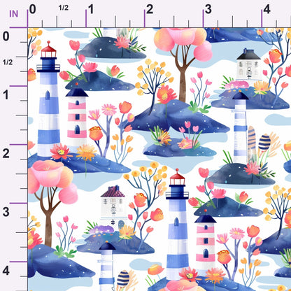 Blossom Beacon Isles Pattern 15 Minky Fabric