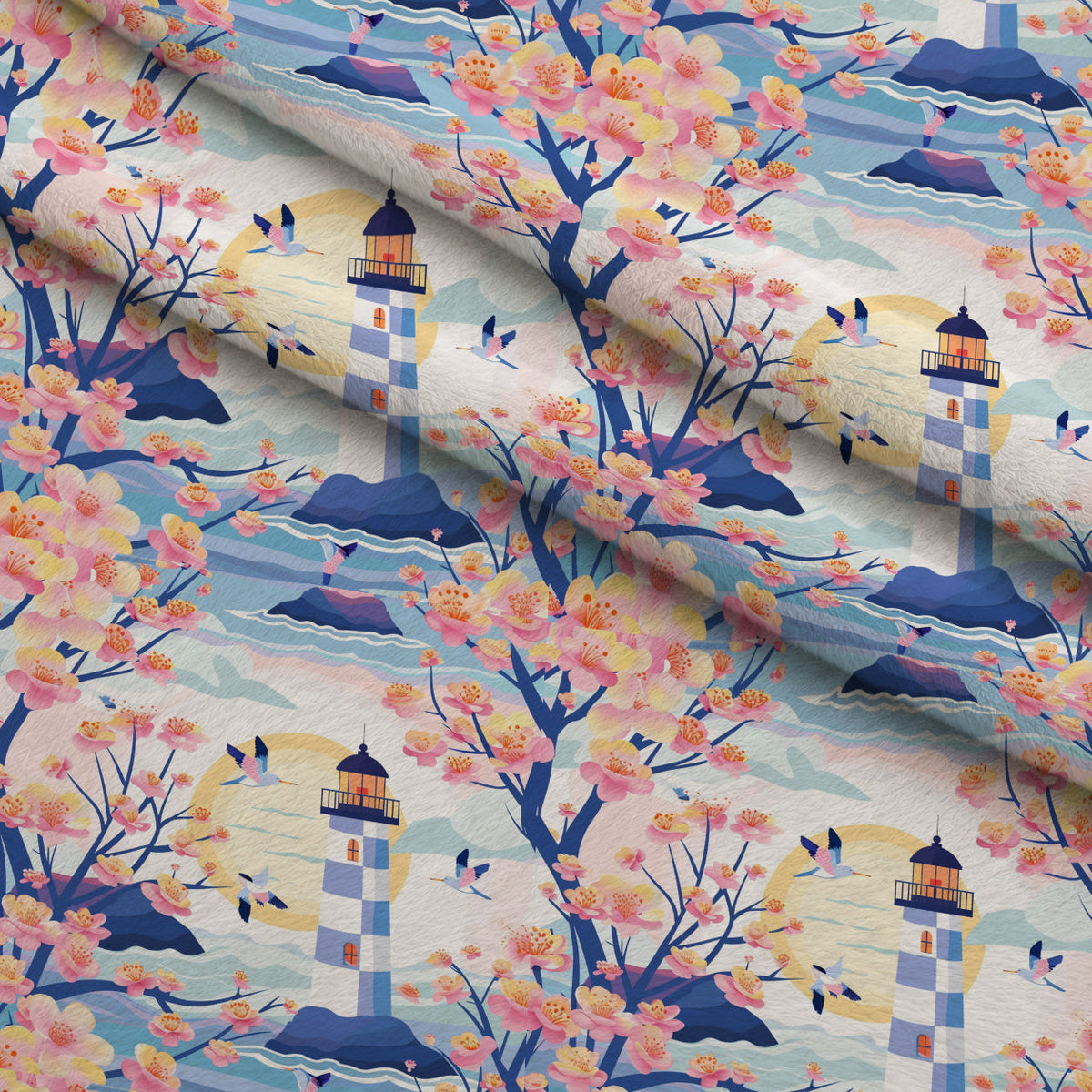 Blossom Beacon Isles Pattern 2 Minky Fabric