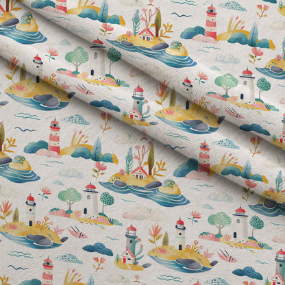 Blossom Beacon Isles Pattern 4 Minky Fabric