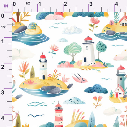 Blossom Beacon Isles Pattern 4 Minky Fabric