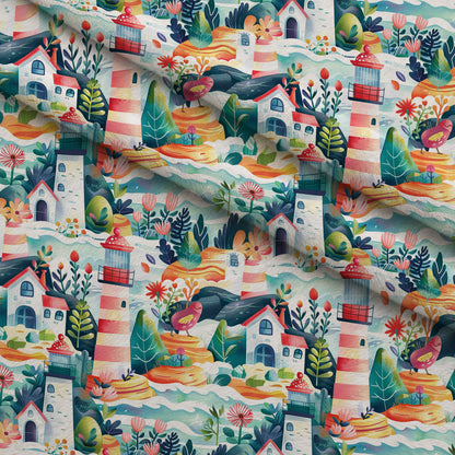 Blossom Beacon Isles Pattern 6 Minky Fabric
