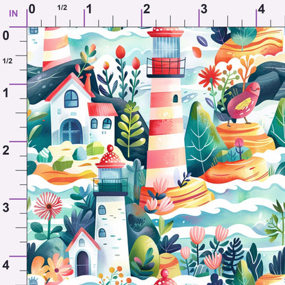Blossom Beacon Isles Pattern 6 Minky Fabric
