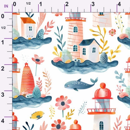 Blossom Beacon Isles Pattern 7 Minky Fabric