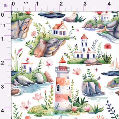 Blossom Beacon Isles Pattern 9 Minky Fabric