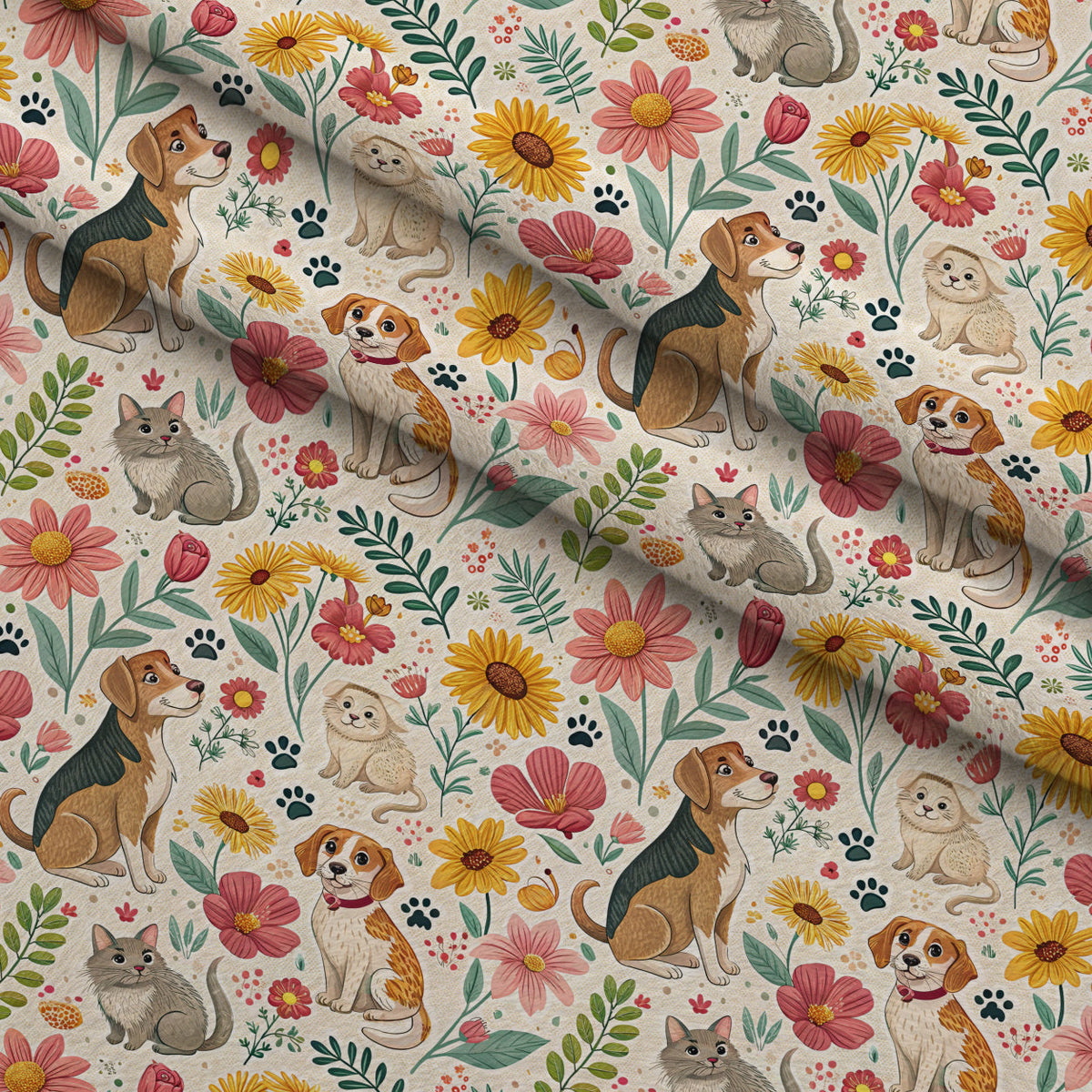 Blossom Buddies Pattern 10 Minky Fabric