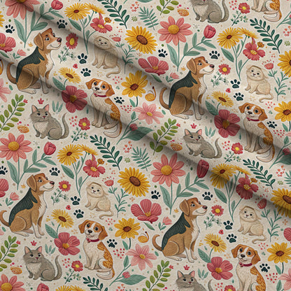 Blossom Buddies Pattern 10 Minky Fabric