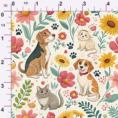 Blossom Buddies Pattern 10 Minky Fabric