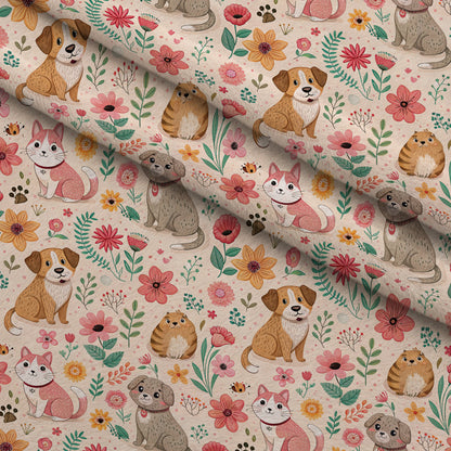 Blossom Buddies Pattern 7 Minky Fabric