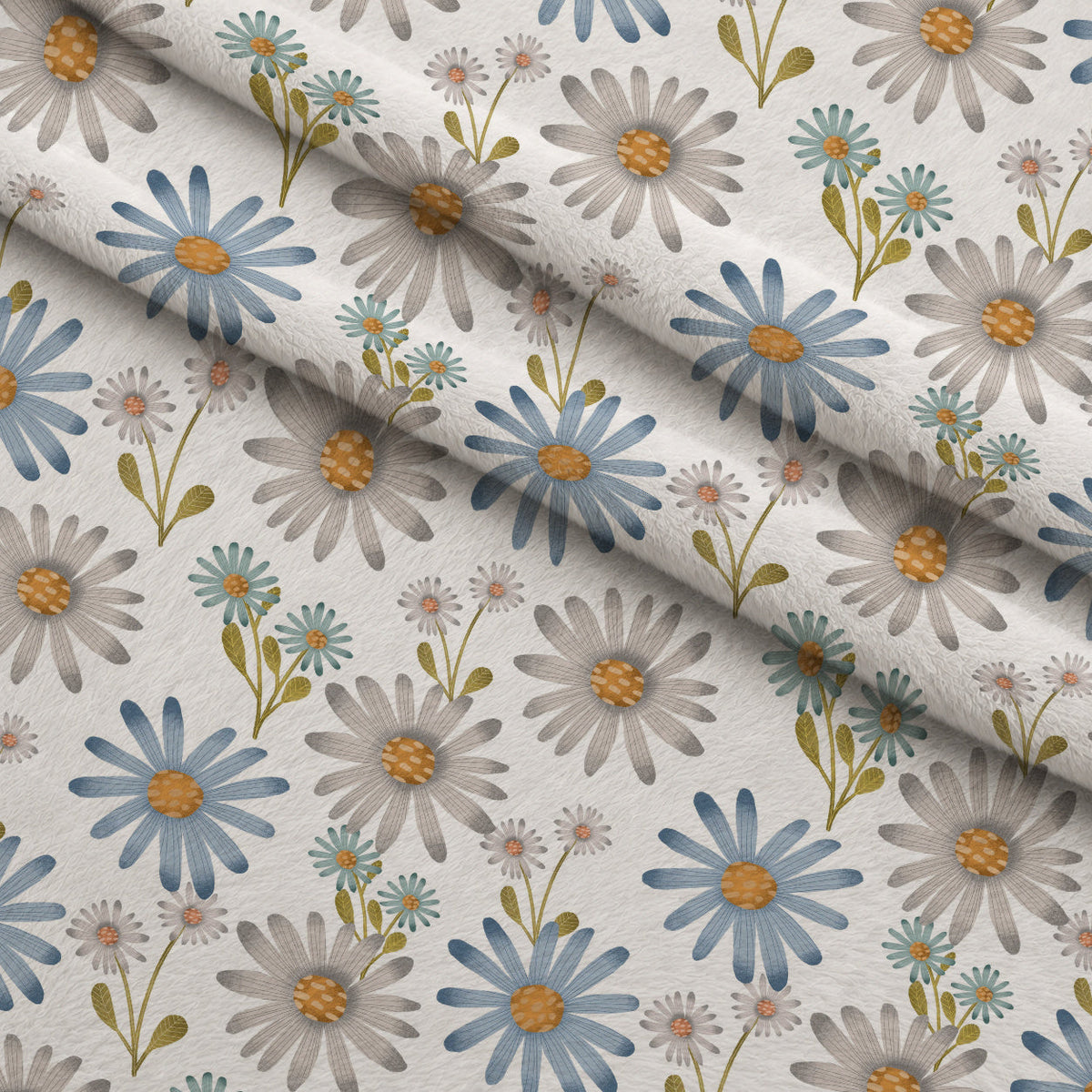 Blossom Village Pattern 5 Minky Fabric