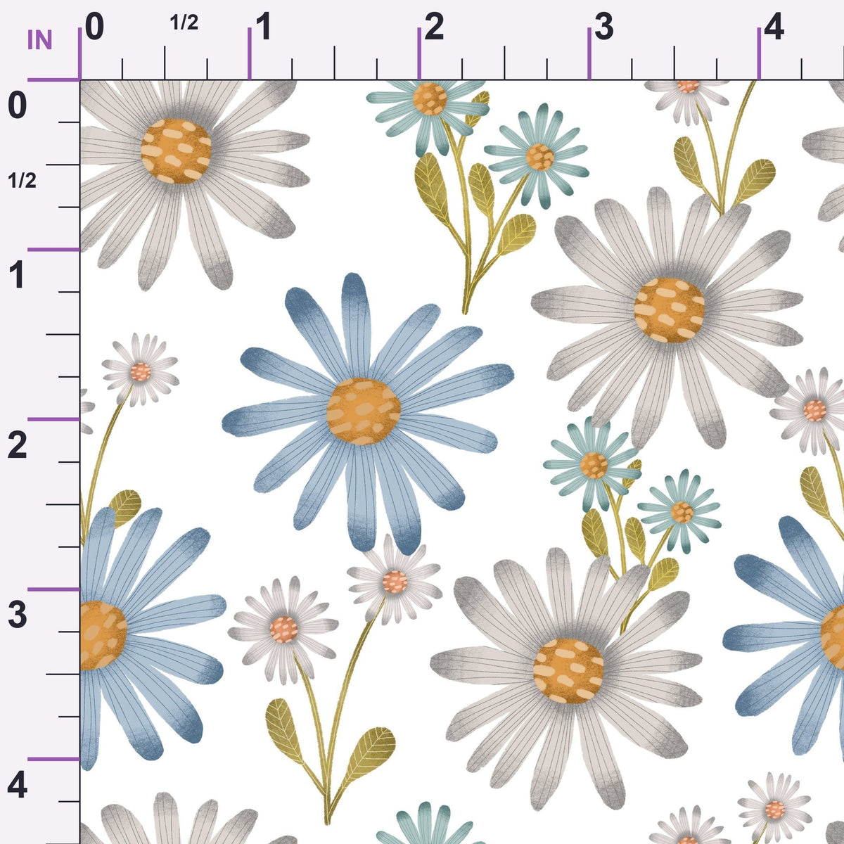 Blossom Village Pattern 5 Minky Fabric