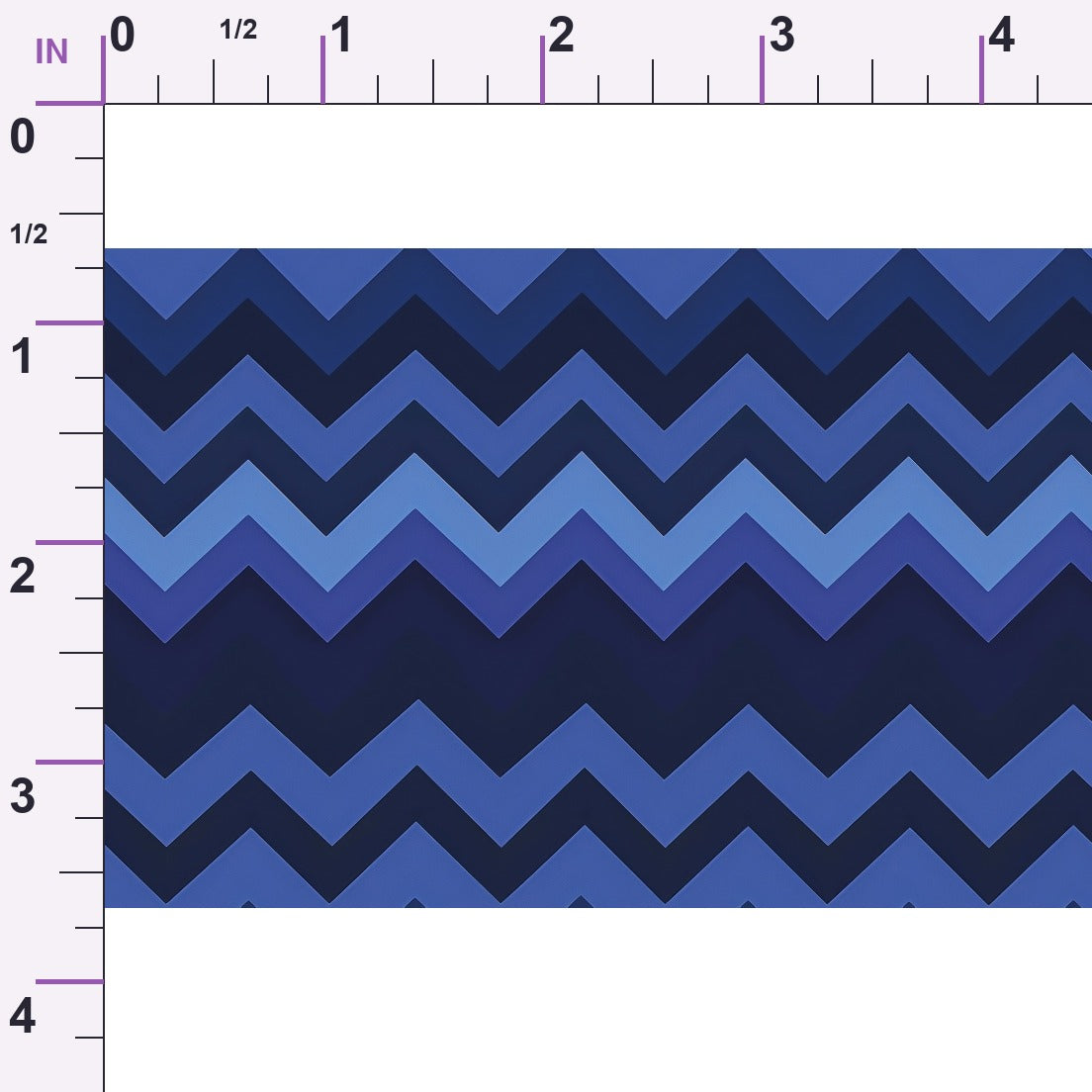 Blue Chevron Pattern 1 Minky Fabric