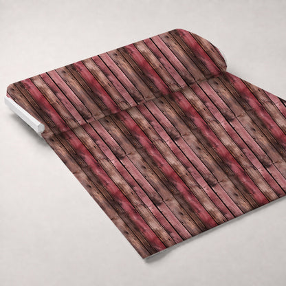 Blush Barn Boards Pattern 3 Minky Fabric