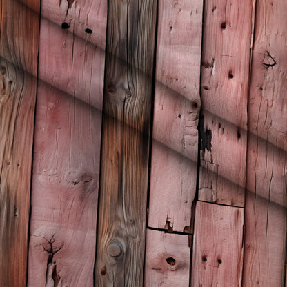 Blush Barn Boards Pattern 4 Minky Fabric