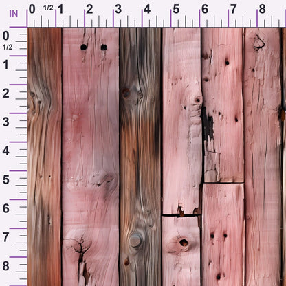Blush Barn Boards Pattern 4 Minky Fabric