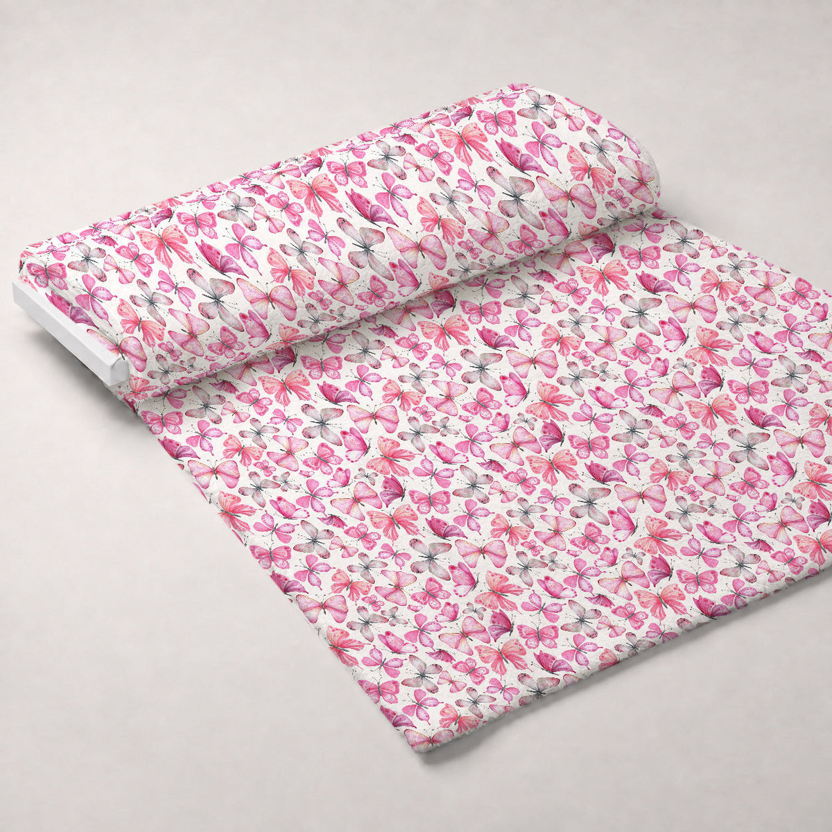 Blush Flutter Pattern 10 Minky Fabric