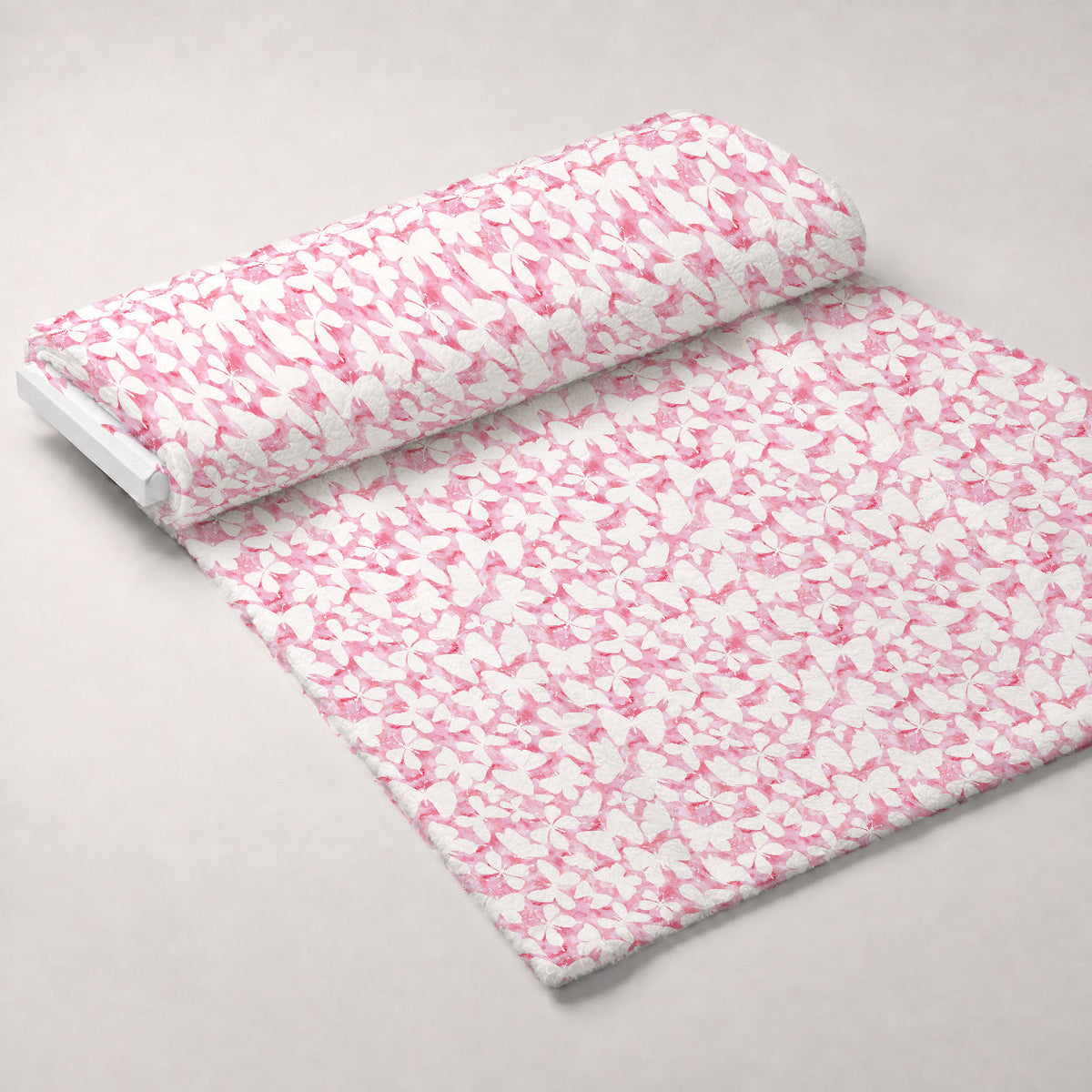 Blush Flutter Pattern 12 Minky Fabric
