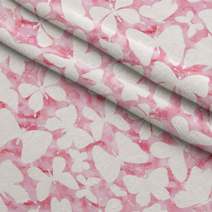 Blush Flutter Pattern 12 Minky Fabric