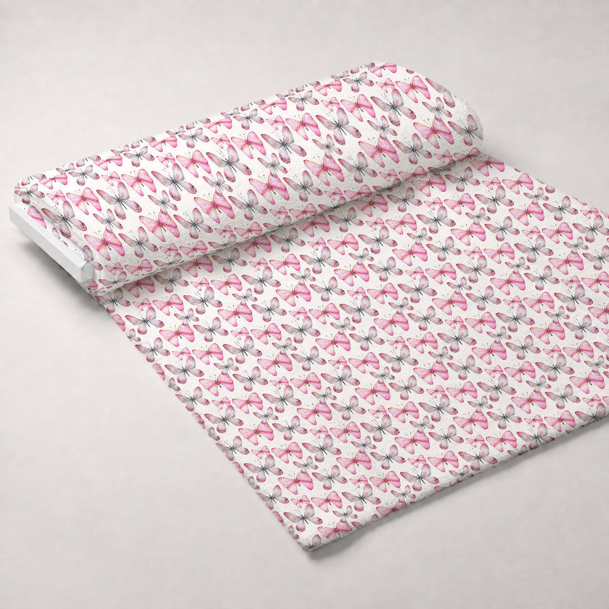 Blush Flutter Pattern 4 Minky Fabric