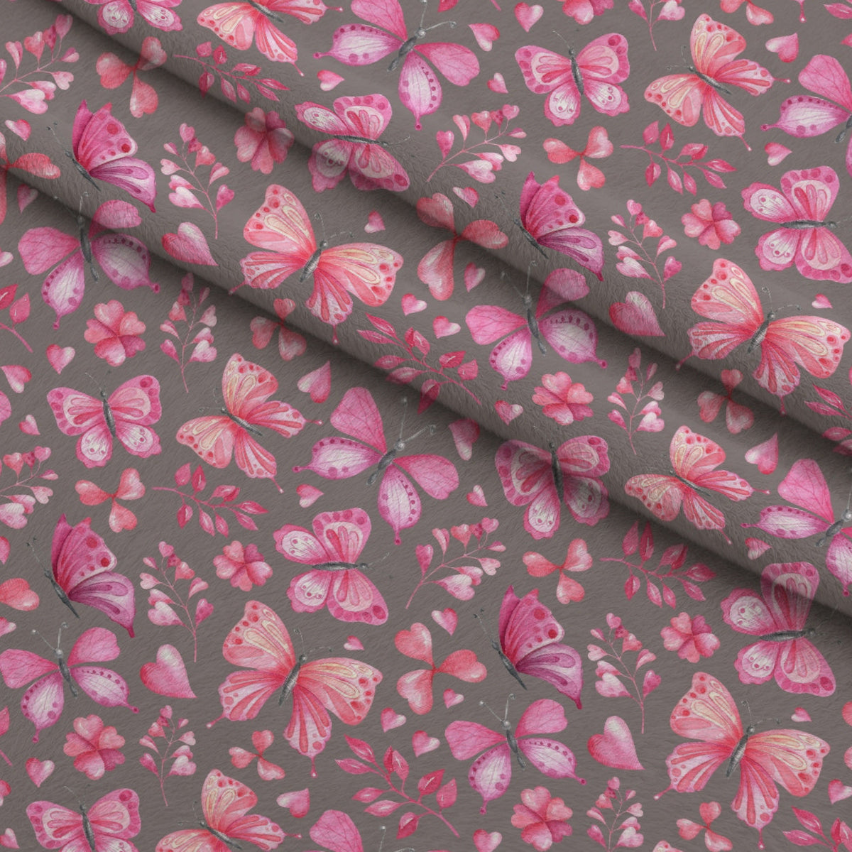 Blush Flutter Pattern 6 Minky Fabric