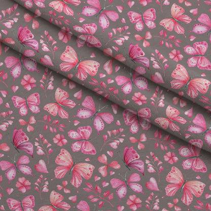 Blush Flutter Pattern 6 Minky Fabric