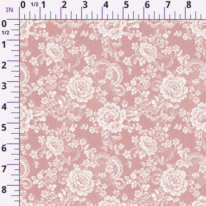 Blush Garden Reverie Pattern 1 Minky Fabric