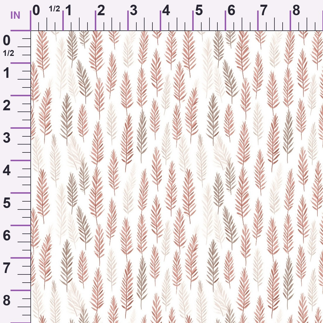 Blush Snowfall Pattern 11 Minky Fabric