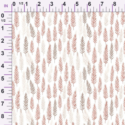 Blush Snowfall Pattern 11 Minky Fabric