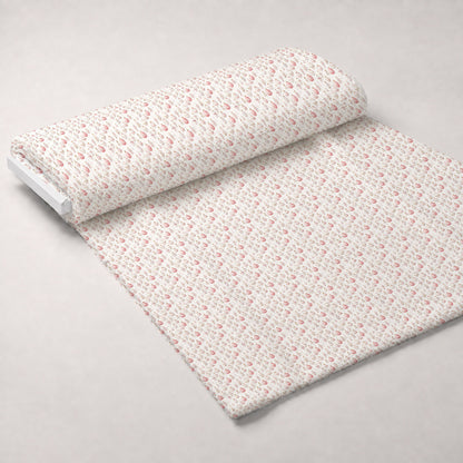 Blush Snowfall Pattern 13 Minky Fabric