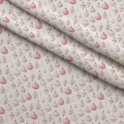 Blush Snowfall Pattern 13 Minky Fabric