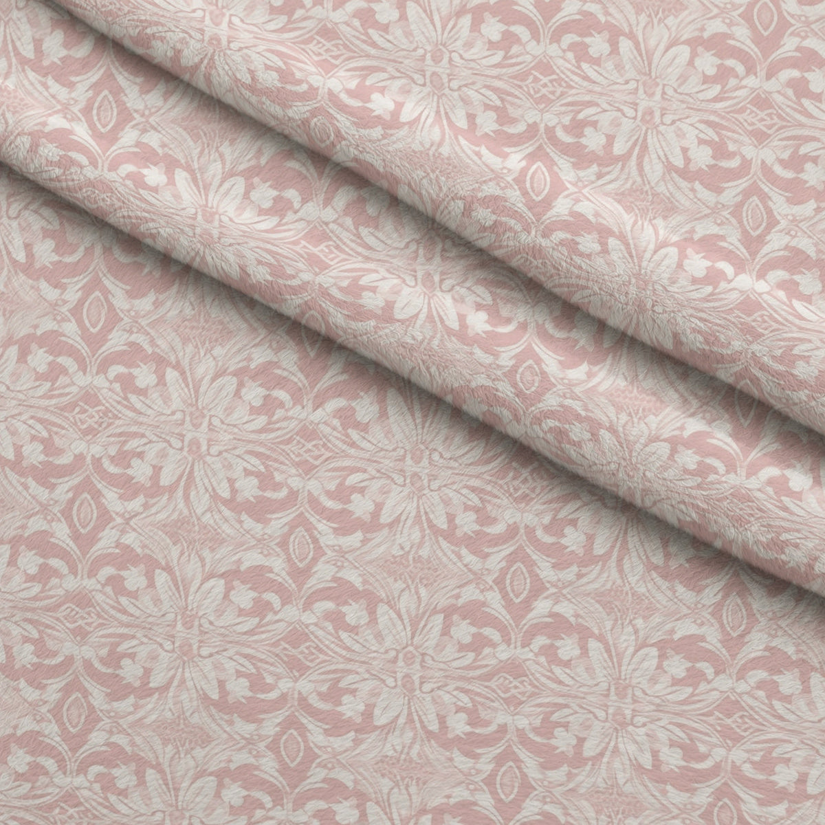 Blush Snowfall Pattern 18 Minky Fabric