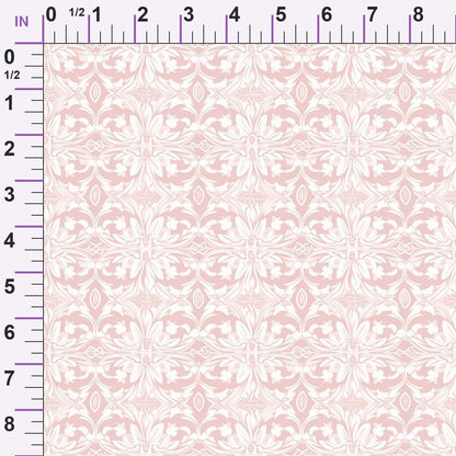 Blush Snowfall Pattern 18 Minky Fabric