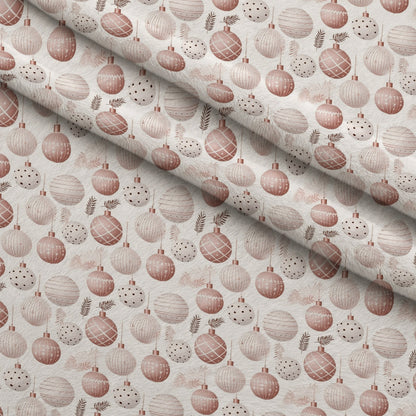 Blush Snowfall Pattern 6 Minky Fabric