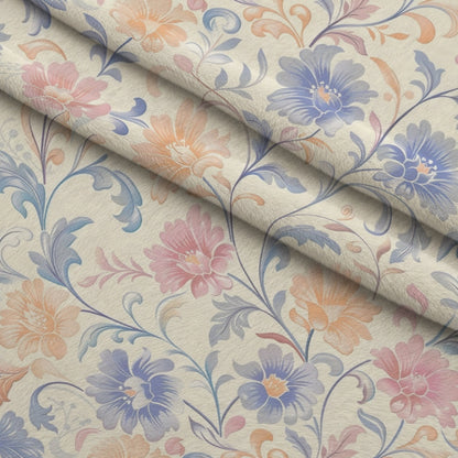 Blushing Meadow Pattern 1 Minky Fabric