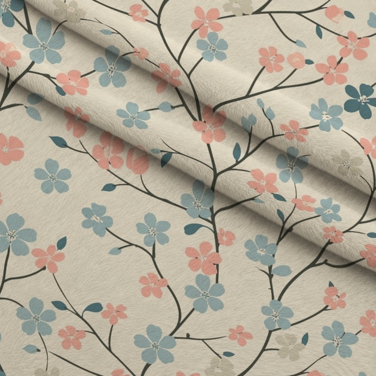 Blushing Meadow Pattern 10 Minky Fabric