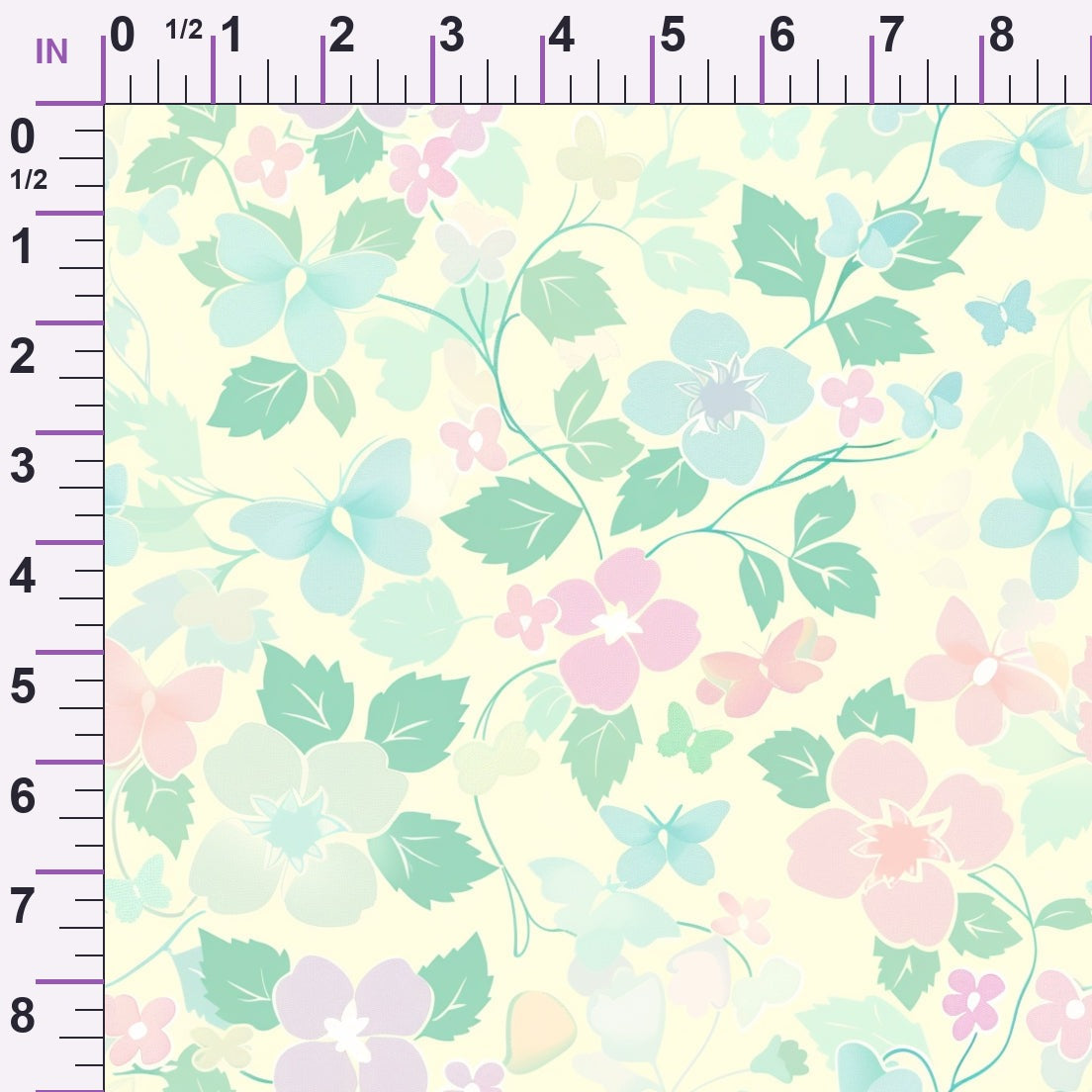 Blushing Meadow Pattern 14 Minky Fabric
