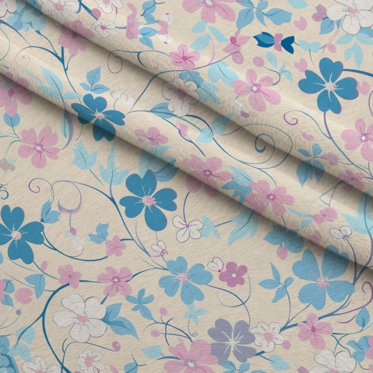 Blushing Meadow Pattern 17 Minky Fabric