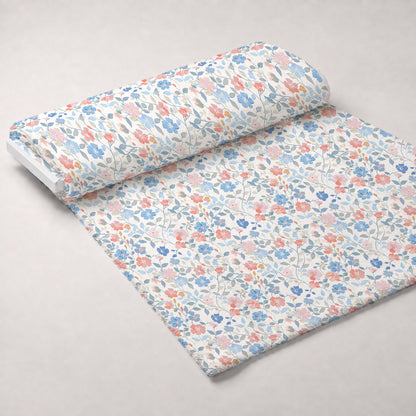 Blushing Meadow Pattern 2 Minky Fabric