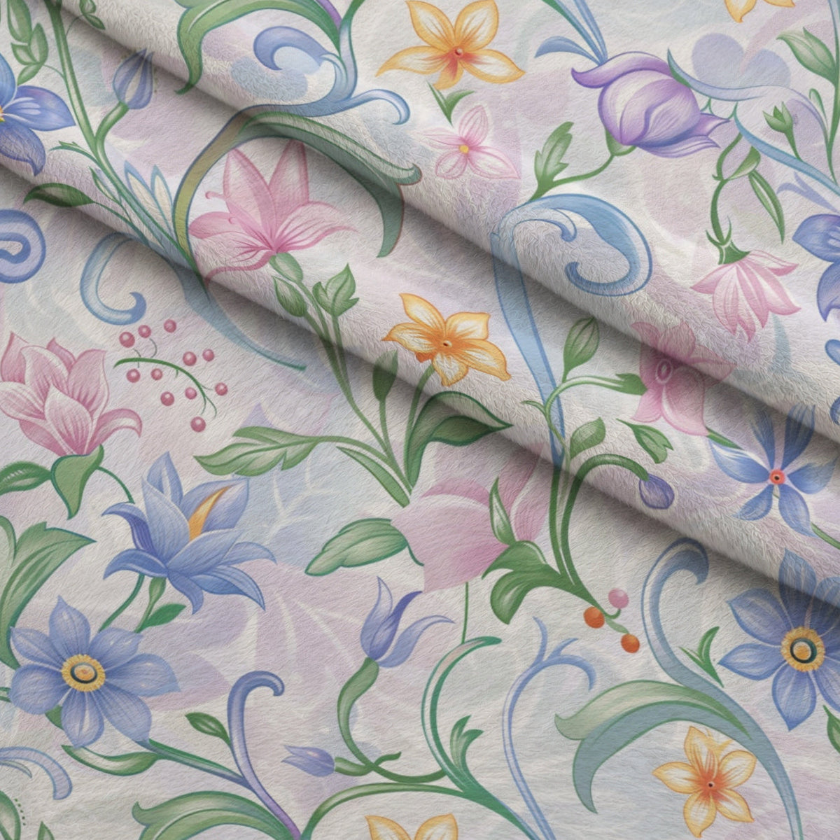 Blushing Meadow Pattern 21 Minky Fabric