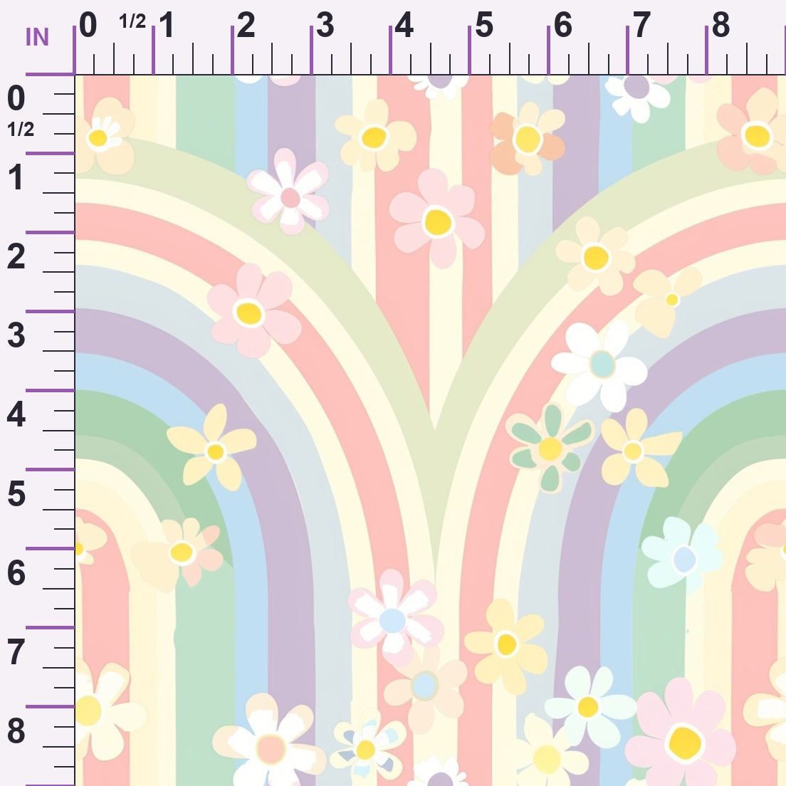 Blushing Meadow Pattern 24 Minky Fabric