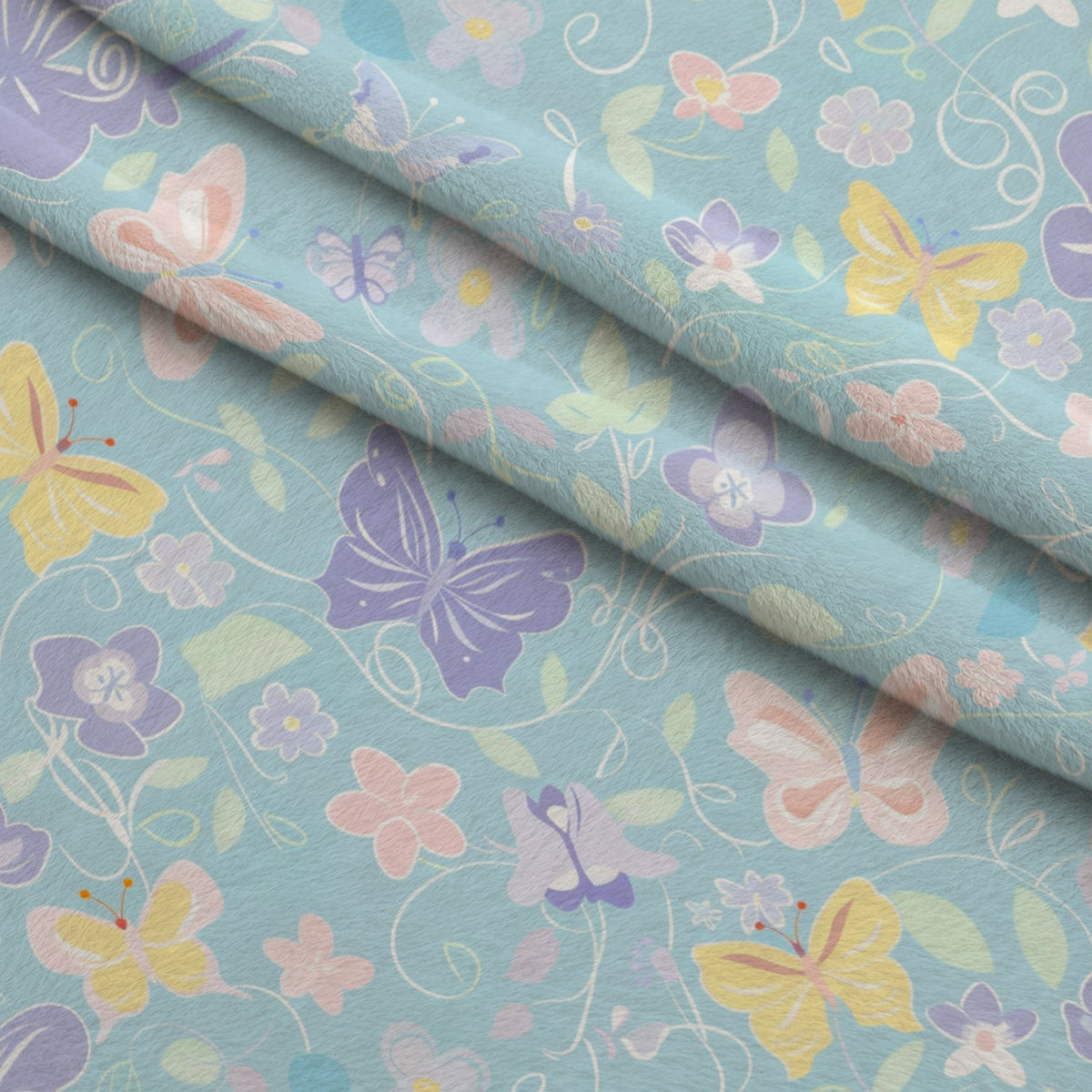 Blushing Meadow Pattern 8 Minky Fabric