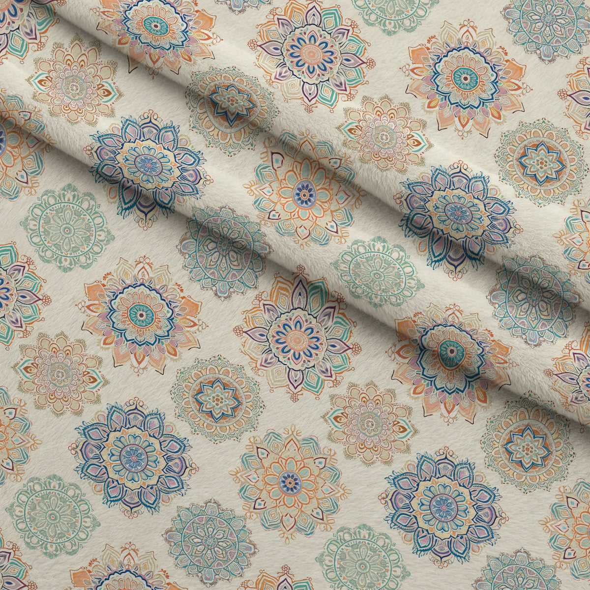 Boho Medallions Pattern 1 Minky Fabric