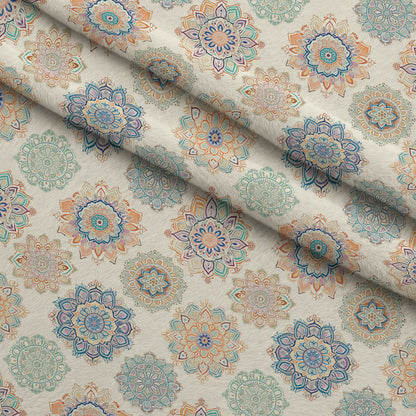 Boho Medallions Pattern 1 Minky Fabric