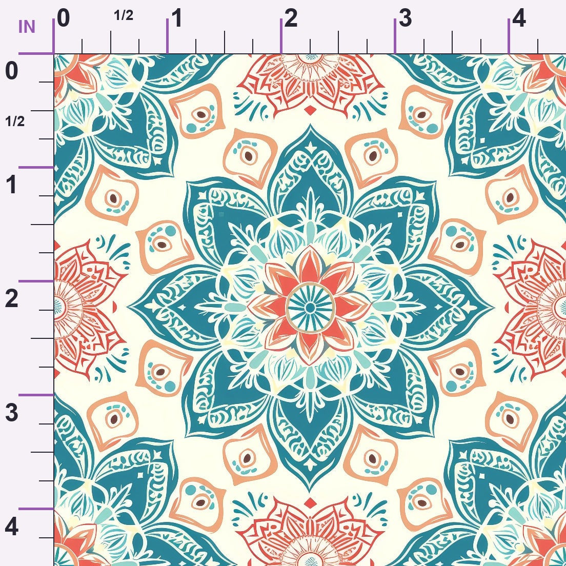 Boho Medallions Pattern 12 Minky Fabric