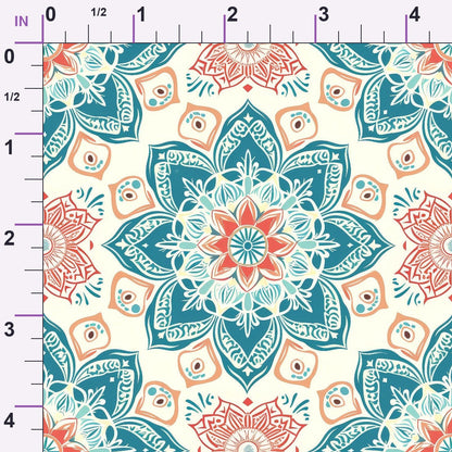 Boho Medallions Pattern 12 Minky Fabric