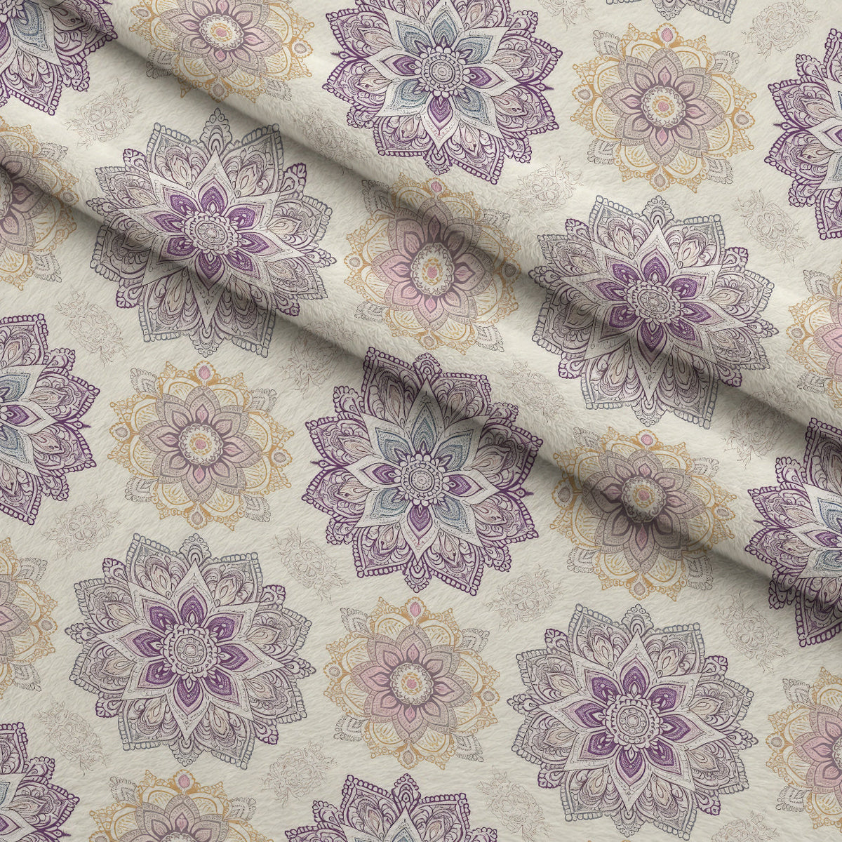 Boho Medallions Pattern 2 Minky Fabric