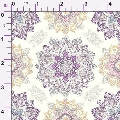 Boho Medallions Pattern 2 Minky Fabric
