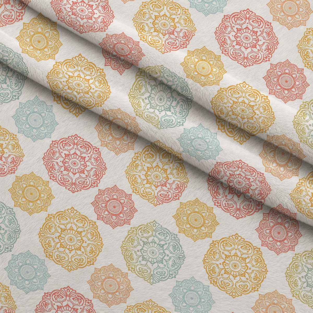 Boho Medallions Pattern 3 Minky Fabric