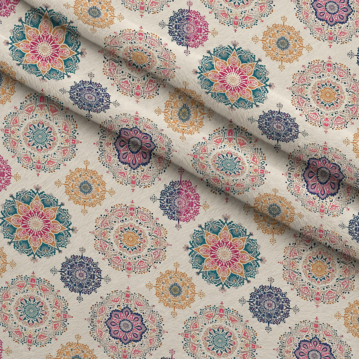 Boho Medallions Pattern 4 Minky Fabric