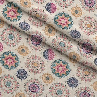 Boho Medallions Pattern 4 Minky Fabric
