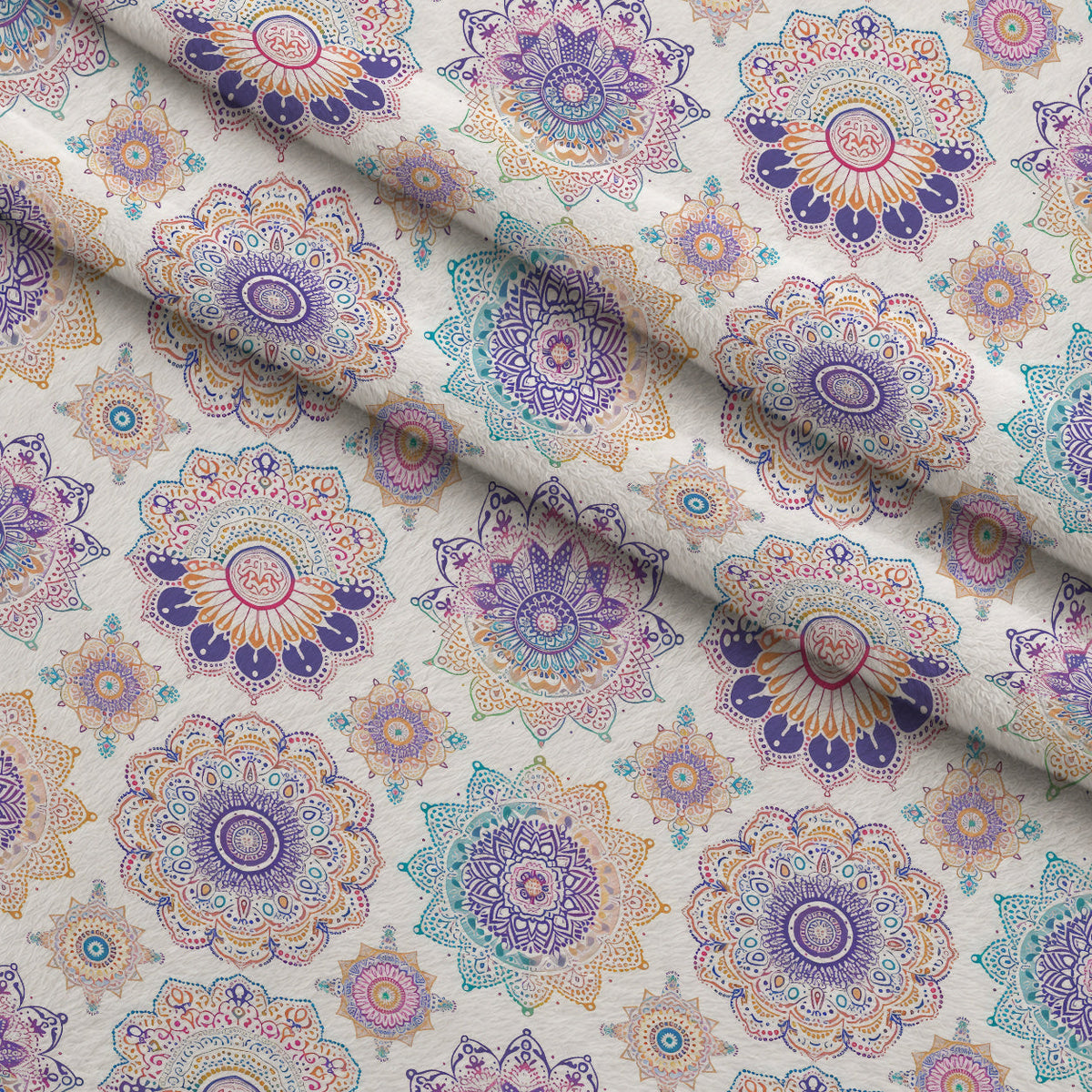 Boho Medallions Pattern 6 Minky Fabric